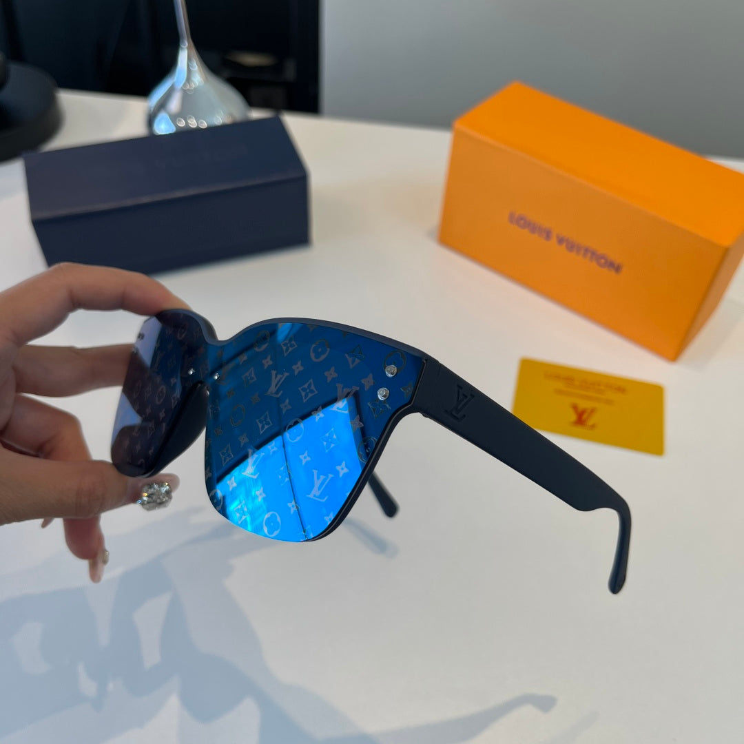 Louis Vuitton Fashion Blue Lens Sunglasses for Men & Women - 158139 - detail image 6