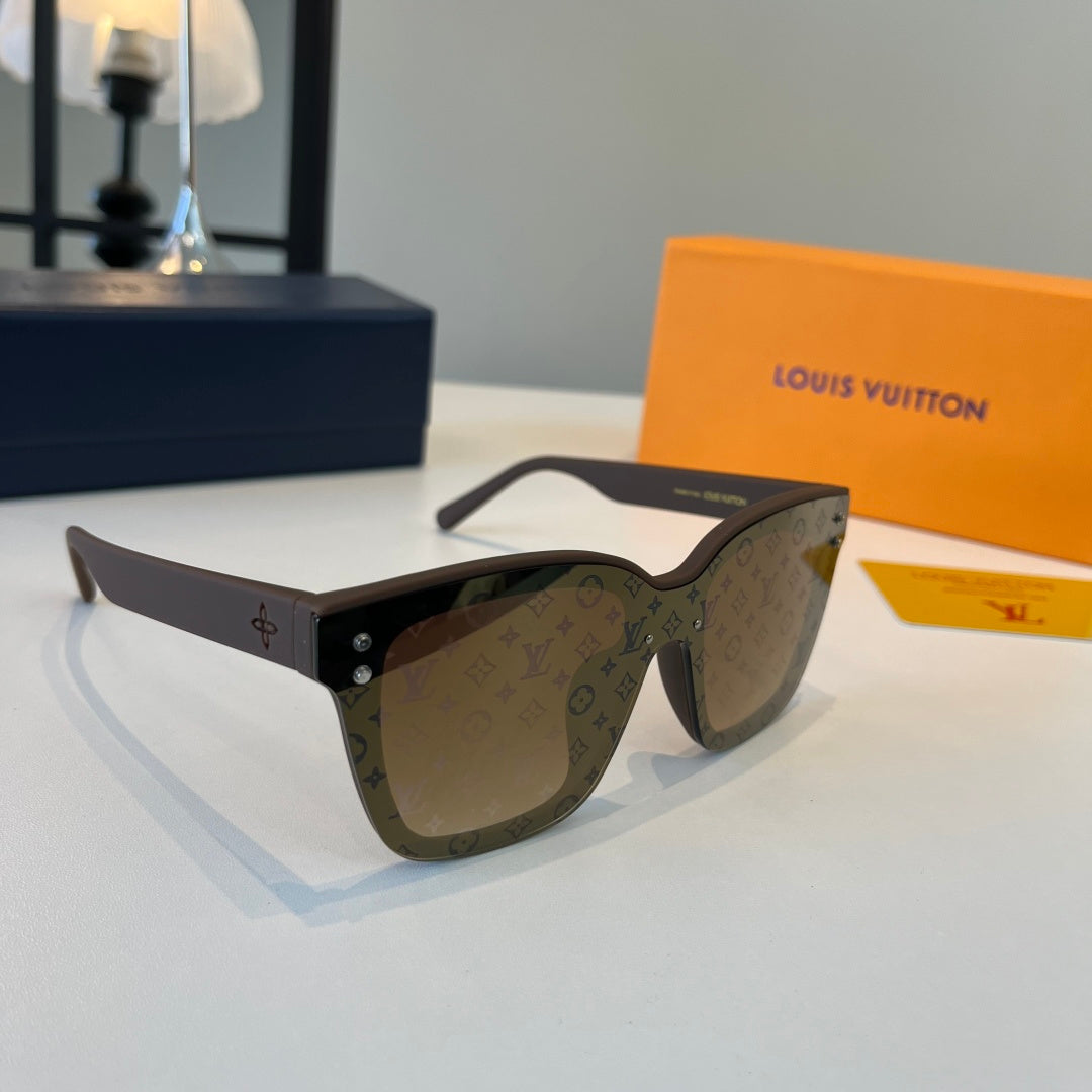 Louis Vuitton Fashion Black Lens Sunglasses for Men & Women - 158140