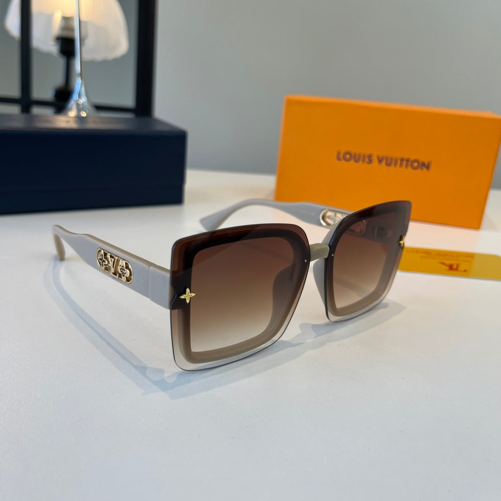 Louis Vuitton Fashion Brown Lens Sunglasses for Men & Women - 158143