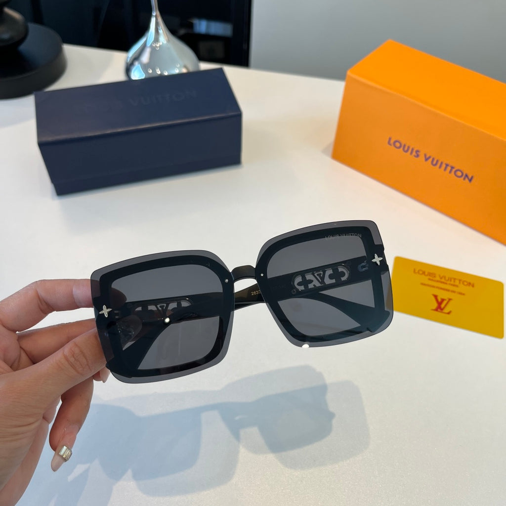 Louis Vuitton Fashion Black Lens Sunglasses for Men & Women - detail image 6