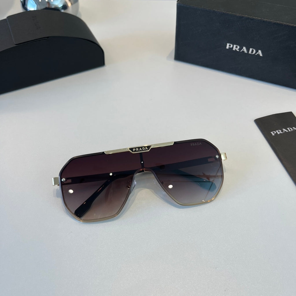 Prada Polarized Fashion Silver Lens Sunglasses for Men - 487155 - detail image 8