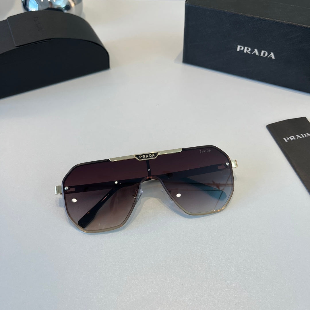 Prada Polarized Fashion Silver Lens Sunglasses for Men - 487155 - detail image 8