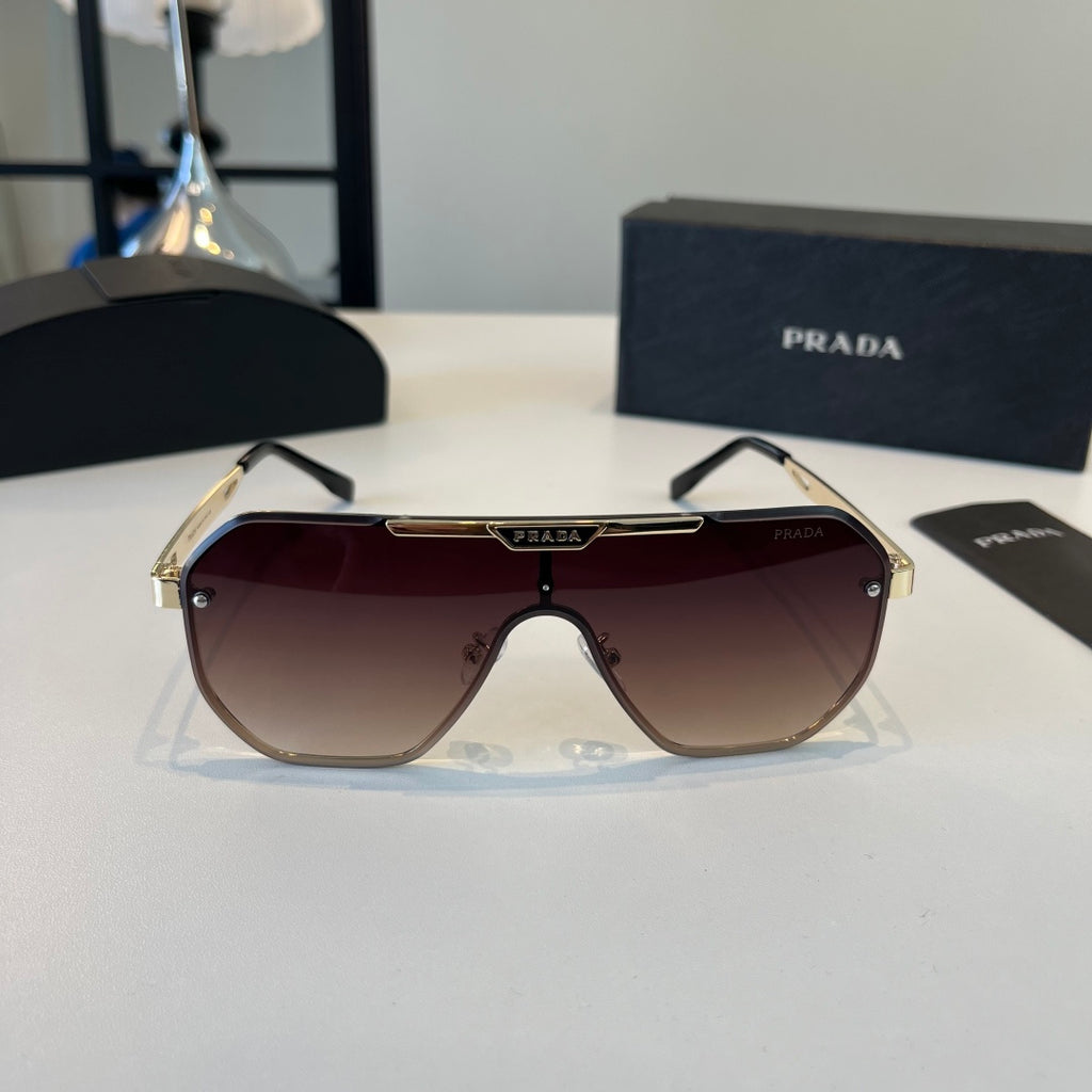 Prada Polarized Fashion Silver Lens Sunglasses for Men - 487155 - detail image 2