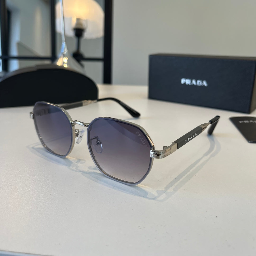 Prada Polarized Fashion Silver Lens Sunglasses for Men - 158468 - detail image 3