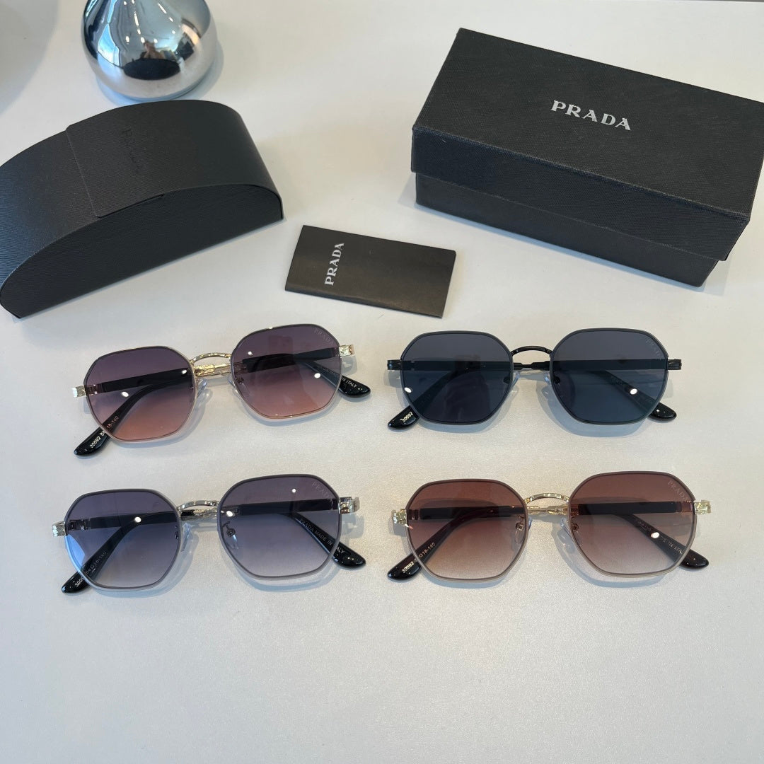 Prada Polarized Fashion Silver Lens Sunglasses for Men - 372037 - detail image 11