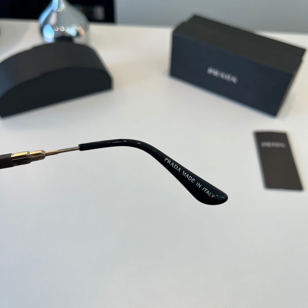Prada Polarized Fashion Silver Lens Sunglasses for Men - 158469 - detail image 9