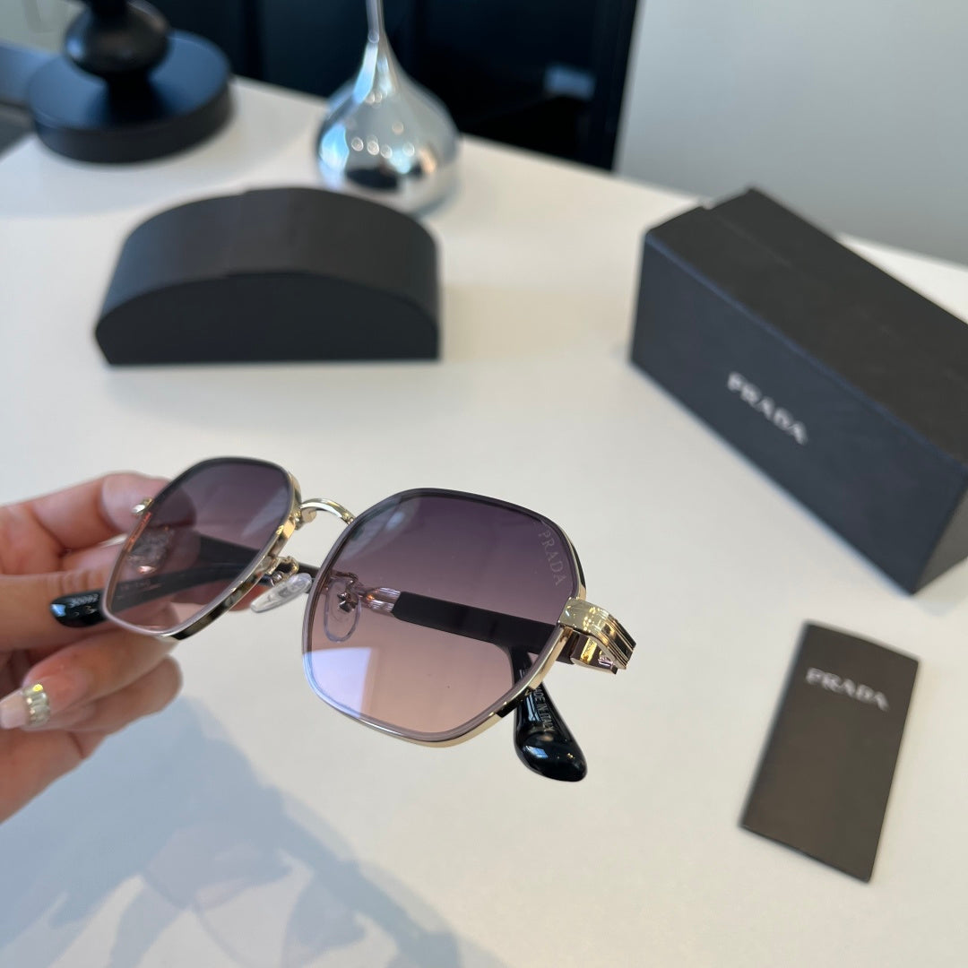 Prada Polarized Fashion Silver Lens Sunglasses for Men - 158469 - detail image 6