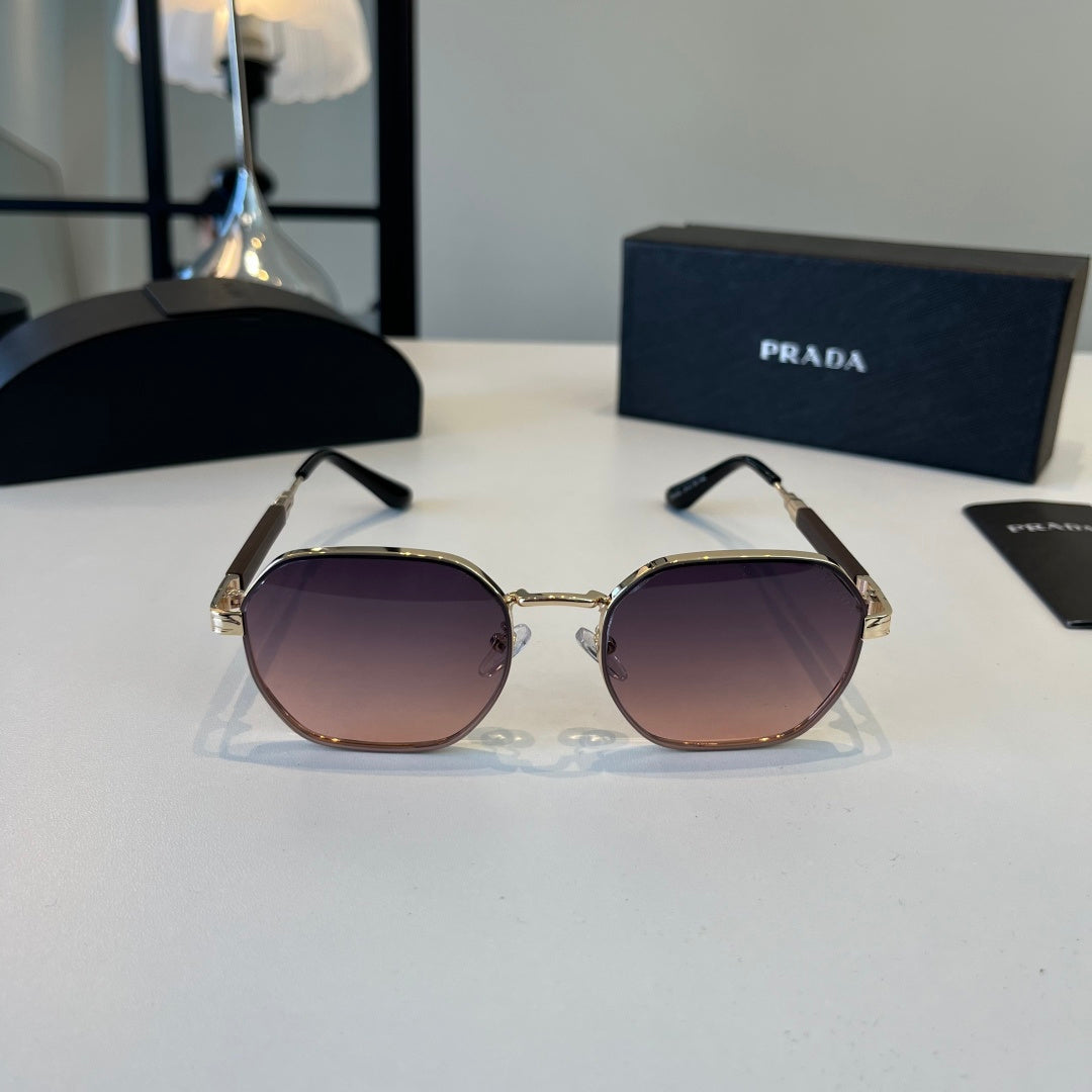 Prada Polarized Fashion Silver Lens Sunglasses for Men - 372038 - detail image 2