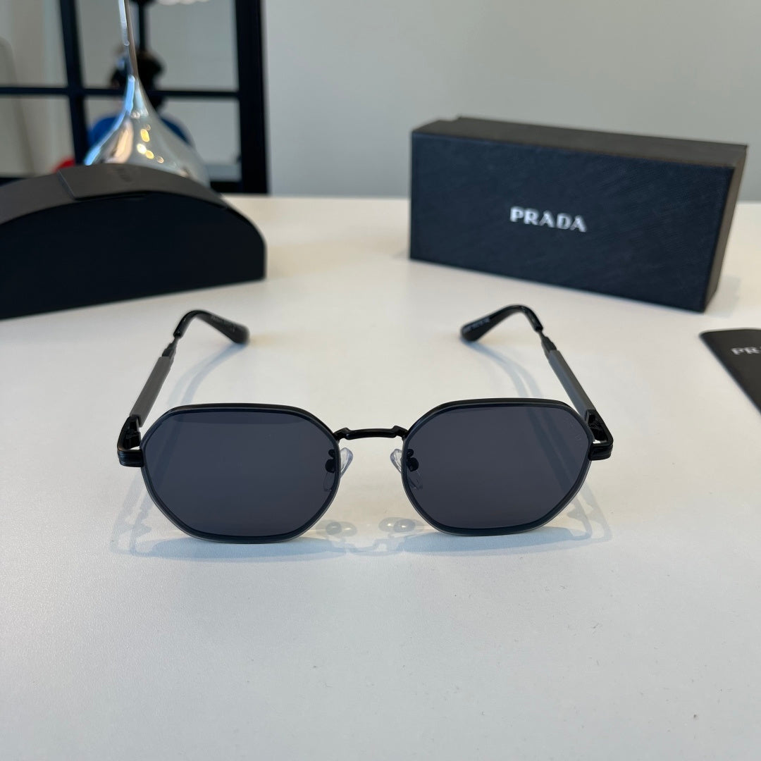 Prada Polarized Fashion Silver Lens Sunglasses for Men - 158471 - detail image 2
