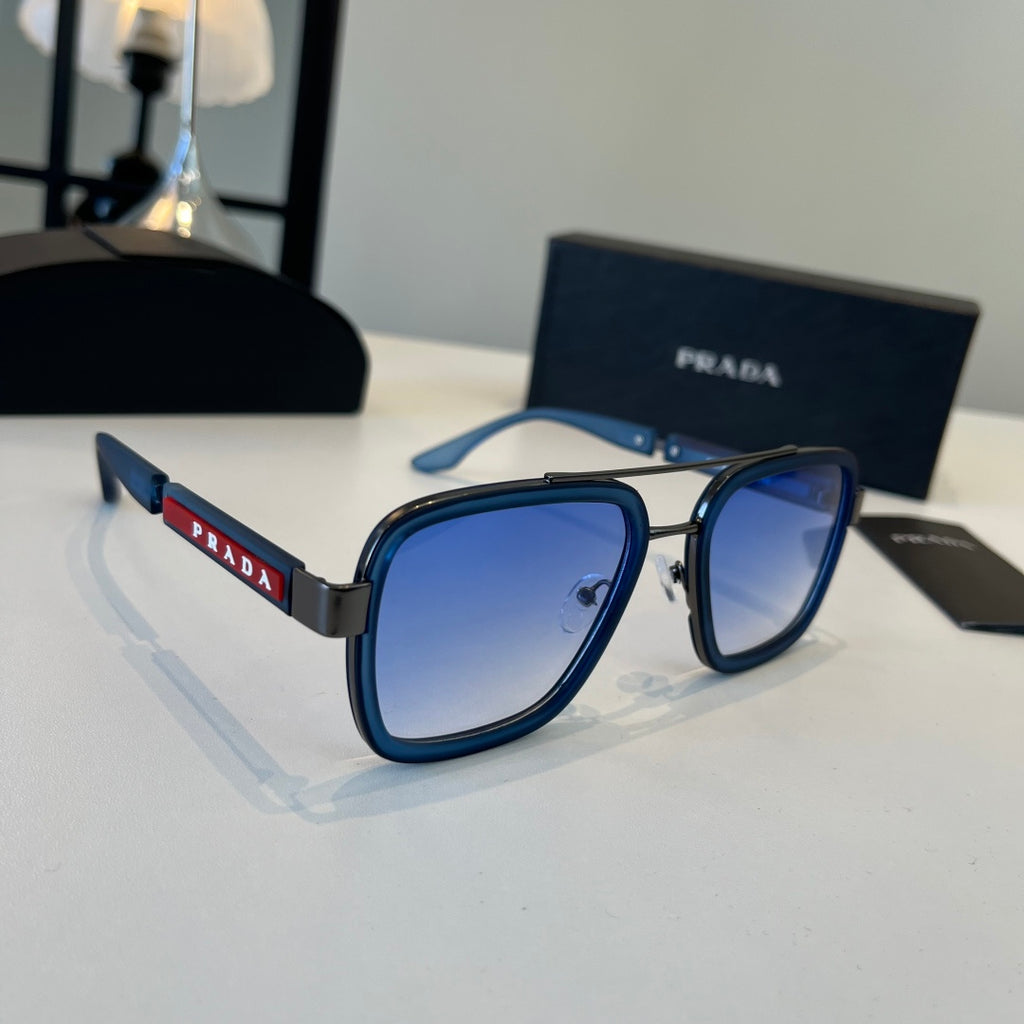 Prada Fashion Blue Lens Sunglasses for Men & Women - 158472