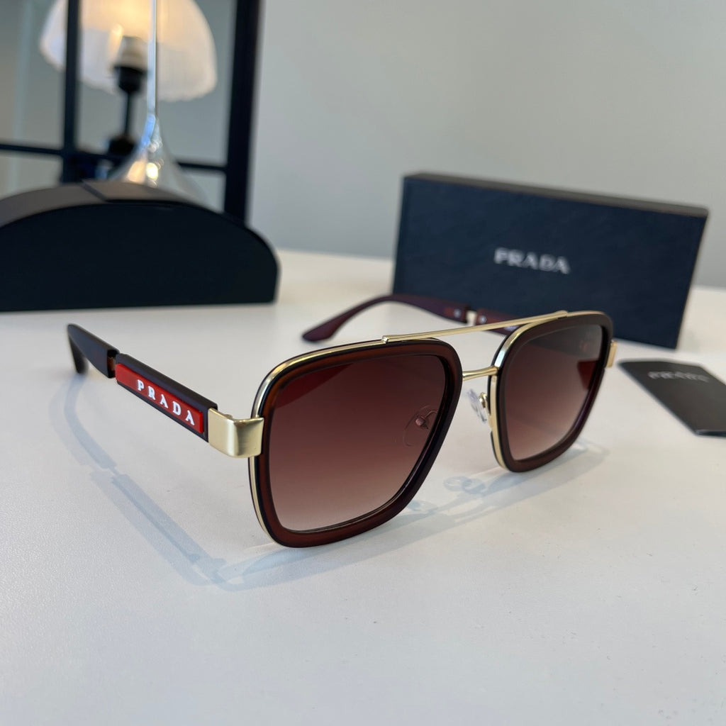 Prada Fashion Red Lens Sunglasses for Men & Women - 158475