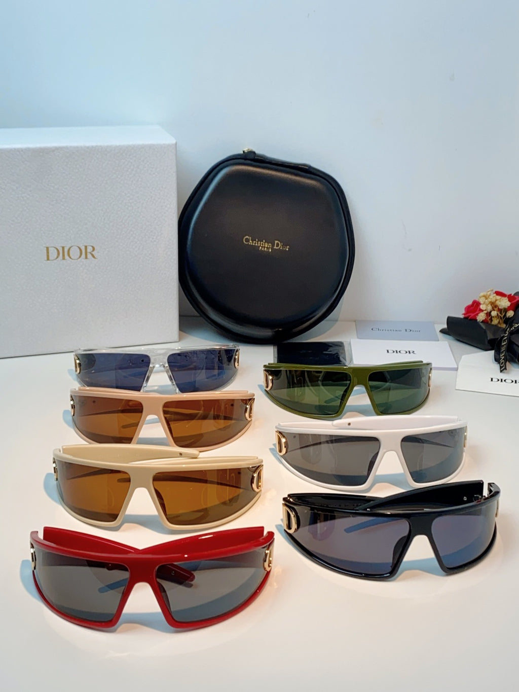 Dior Aviator Red Lens Sunglasses for Men & Women - detail image 13