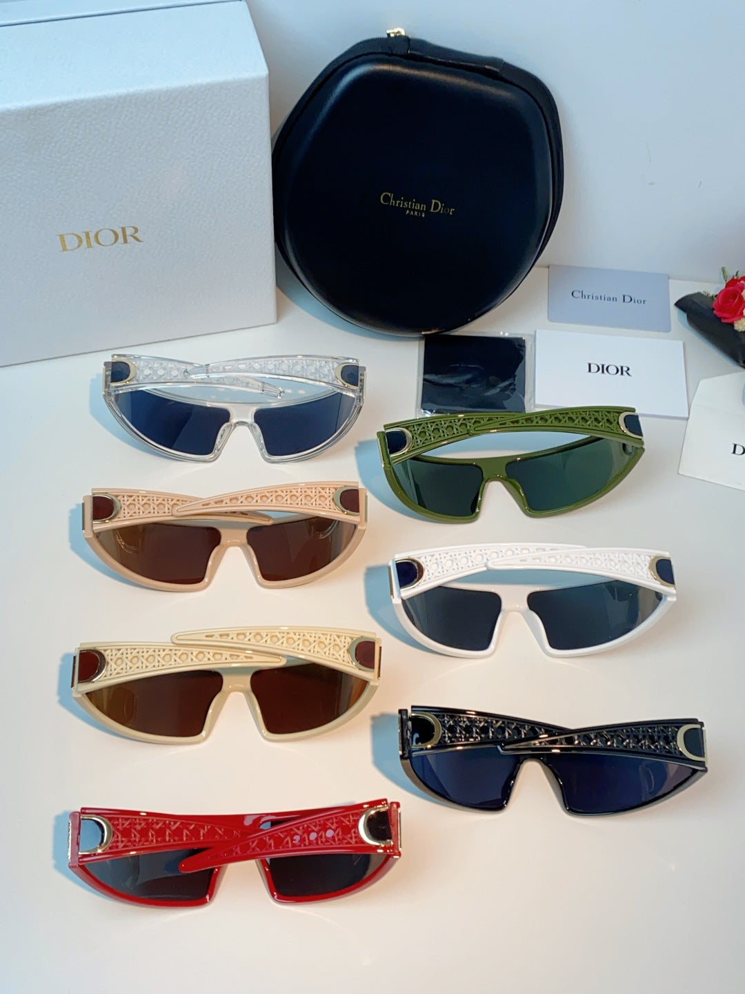 Dior Aviator Red Lens Sunglasses for Men & Women - detail image 12