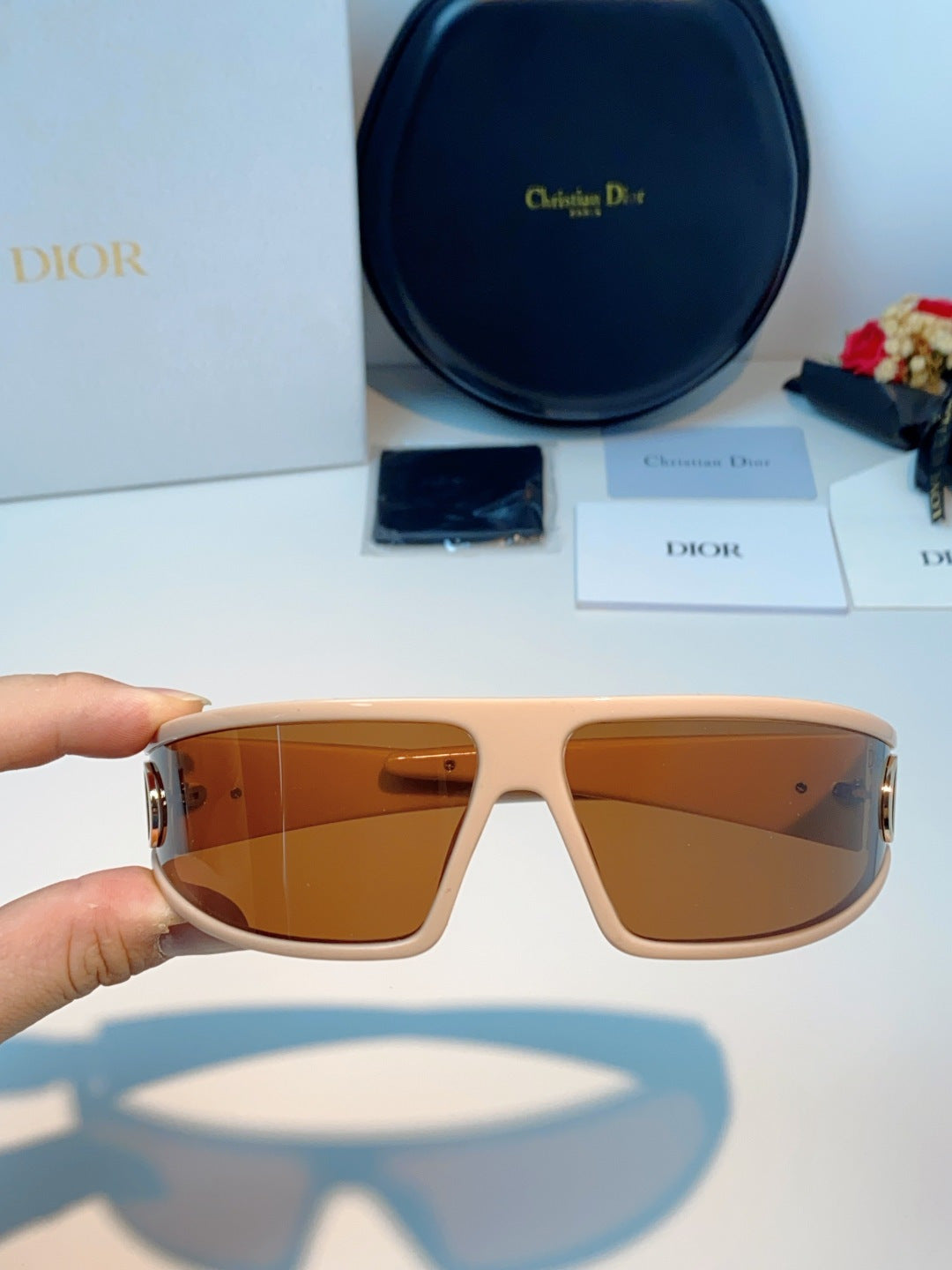 Dior Aviator Orange Lens Sunglasses for Men & Women - 465254 - detail image 4