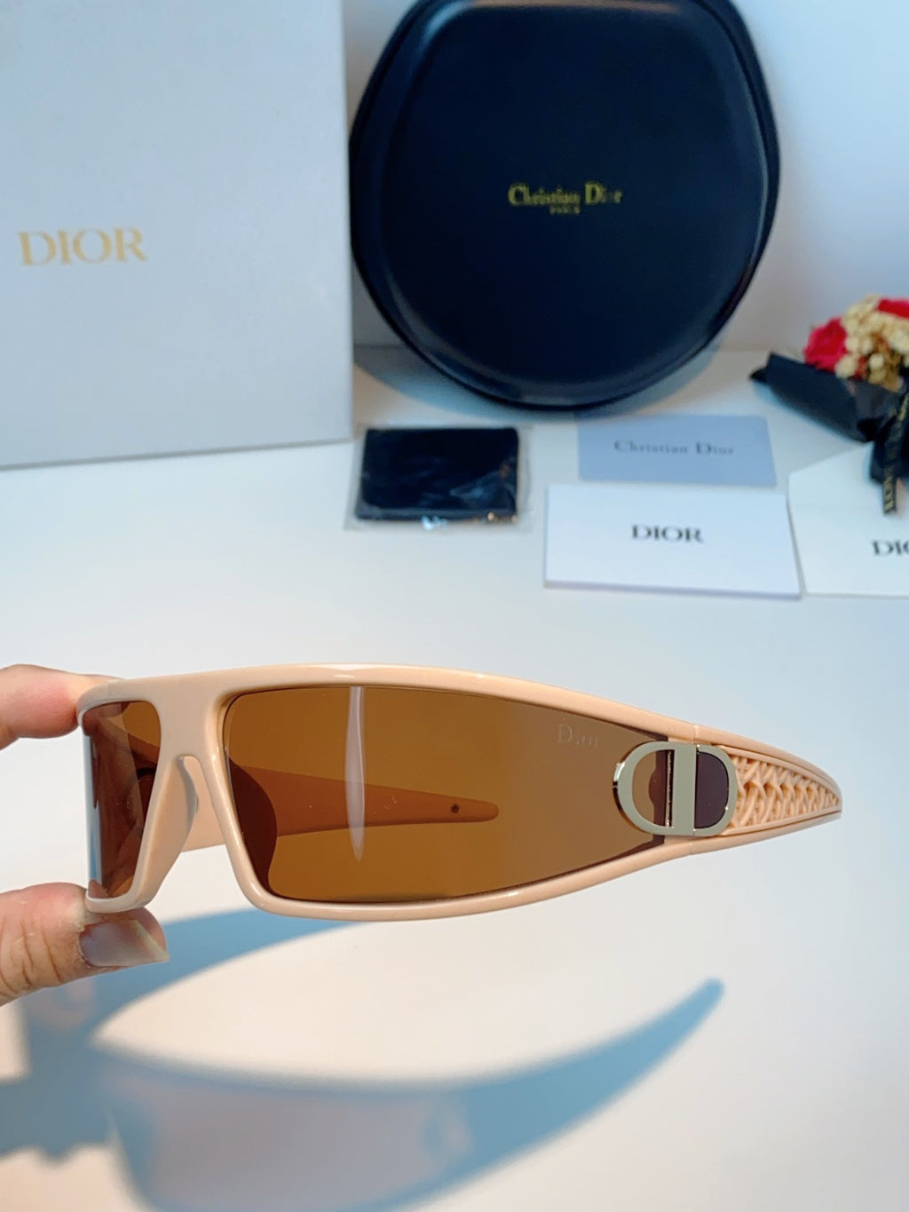 Dior Aviator Orange Lens Sunglasses for Men & Women - 465254 - detail image 6