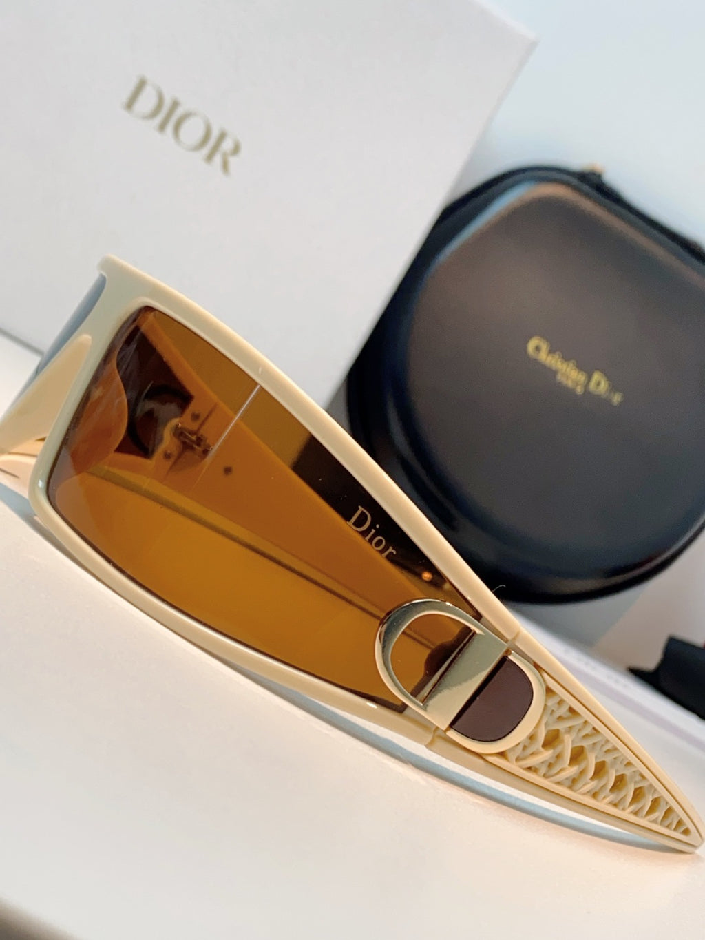 Dior Aviator Orange Lens Sunglasses for Men & Women - detail image 7