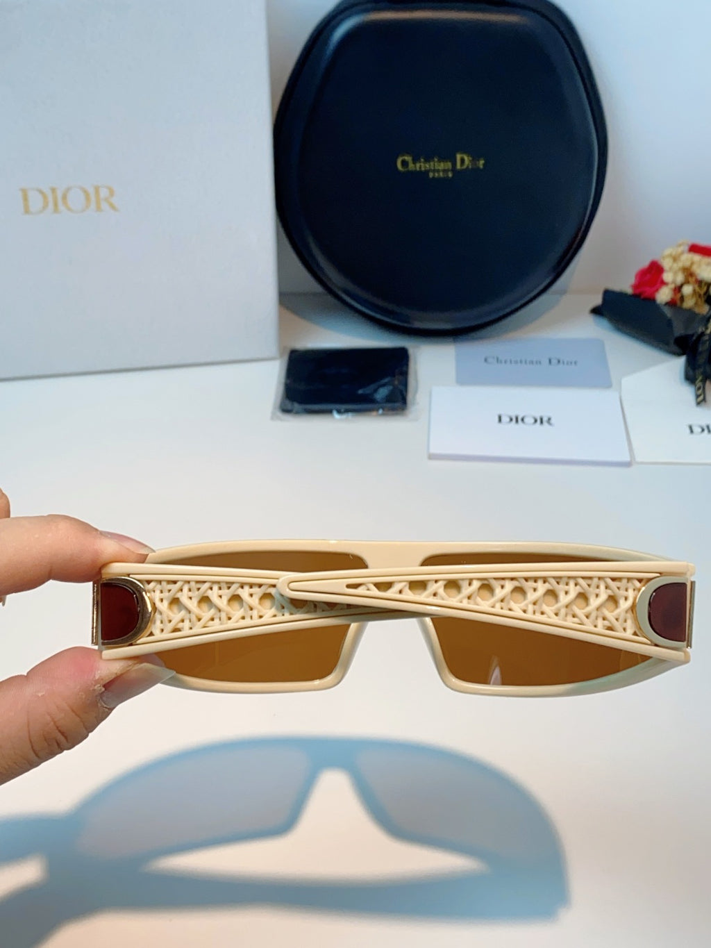 Dior Aviator Orange Lens Sunglasses for Men & Women - detail image 5
