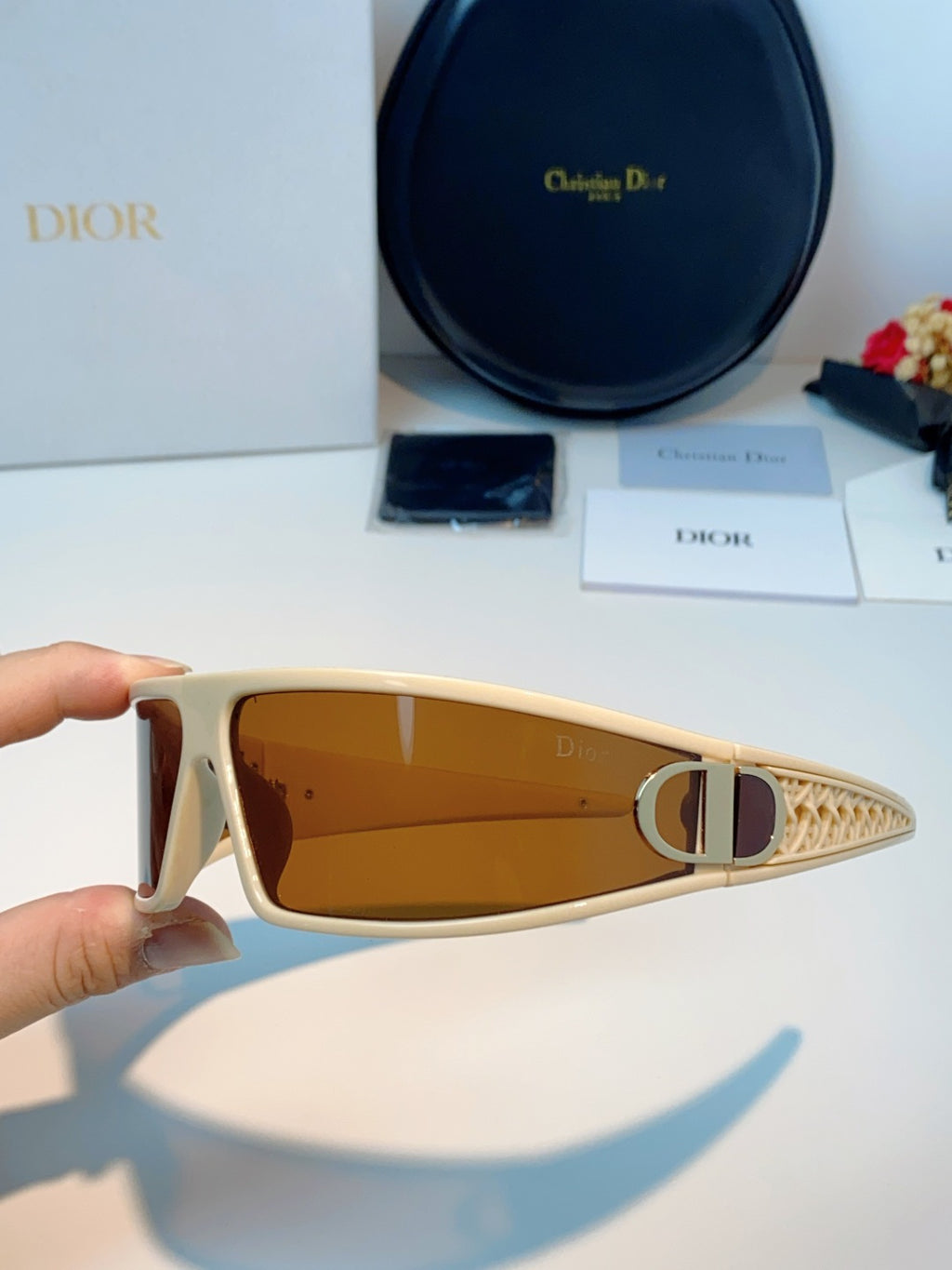 Dior Aviator Orange Lens Sunglasses for Men & Women - detail image 6