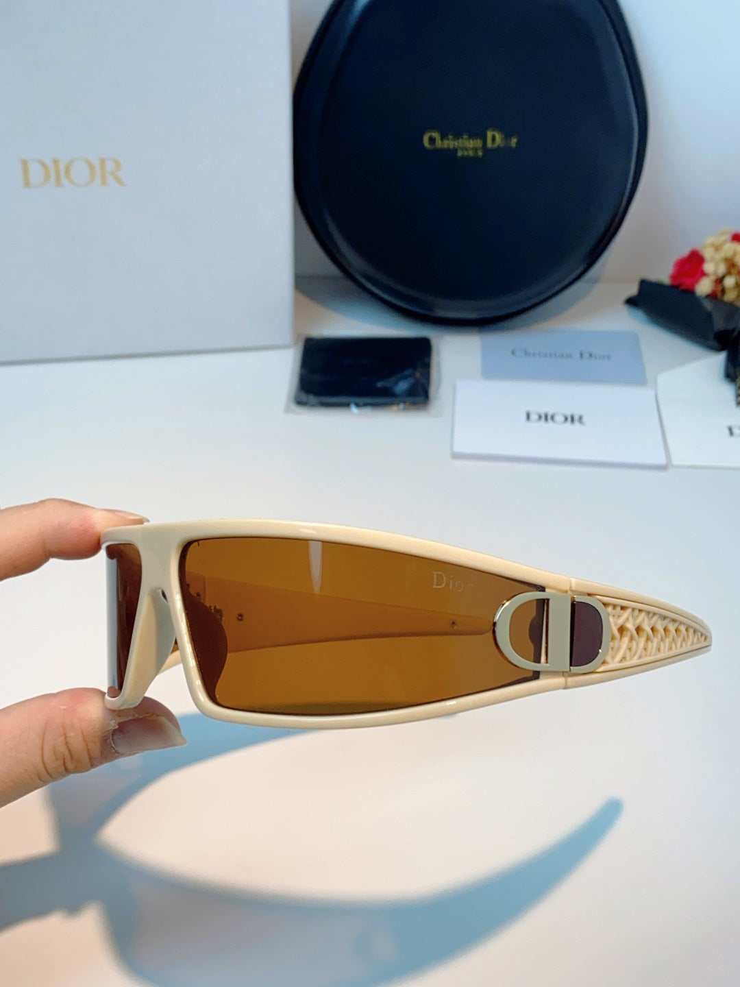 Dior Aviator Orange Lens Sunglasses for Men & Women - detail image 6