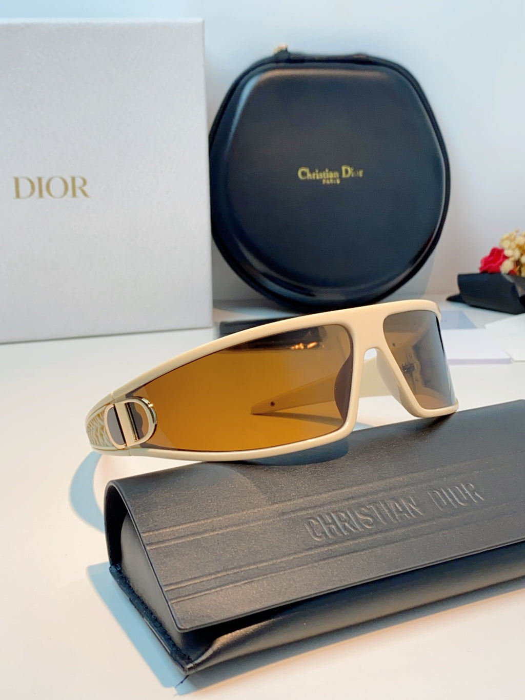 Dior Aviator Orange Lens Sunglasses for Men & Women - detail image 10