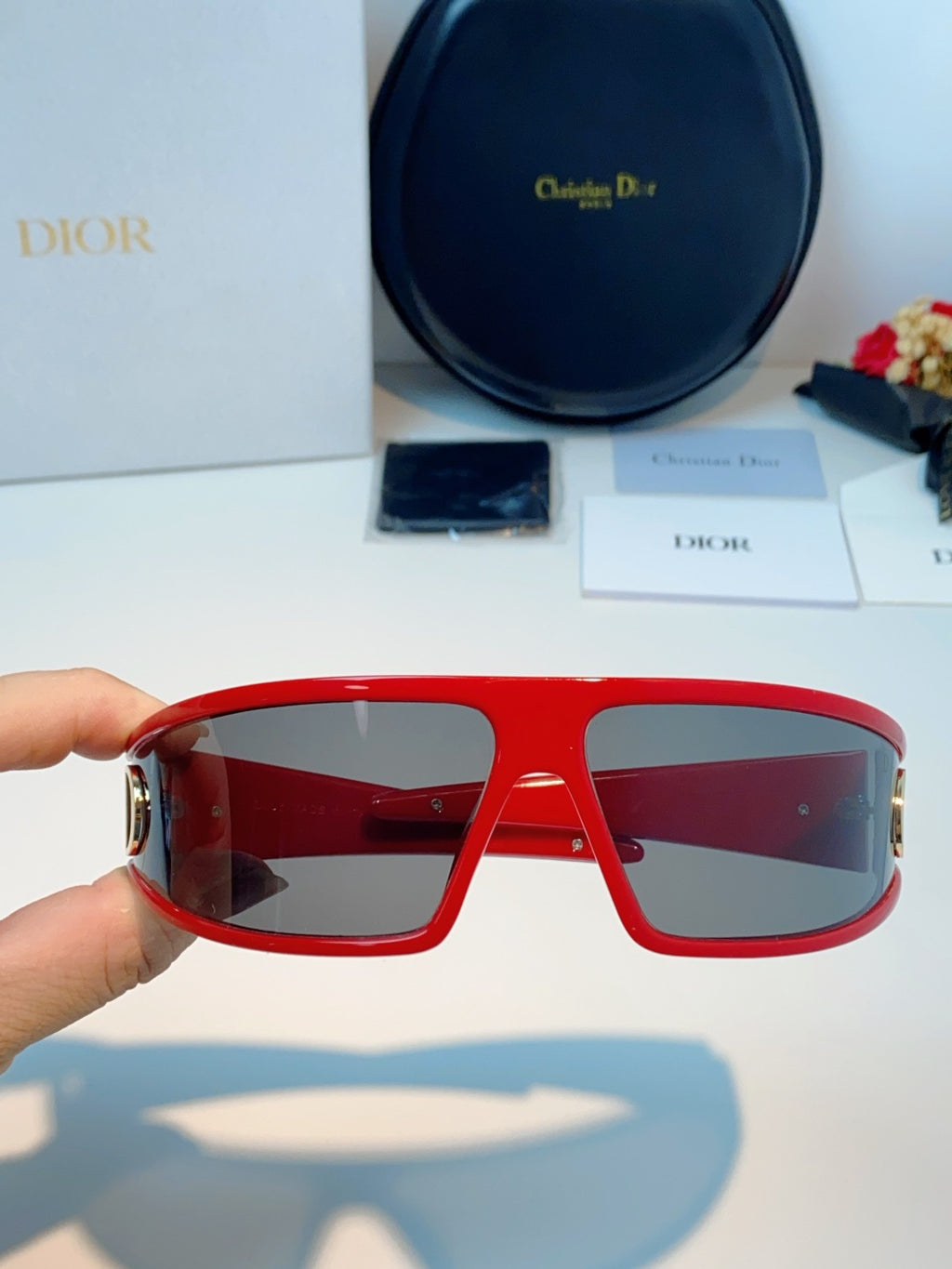 Dior Aviator Red Lens Sunglasses for Men & Women - 465256 - detail image 4