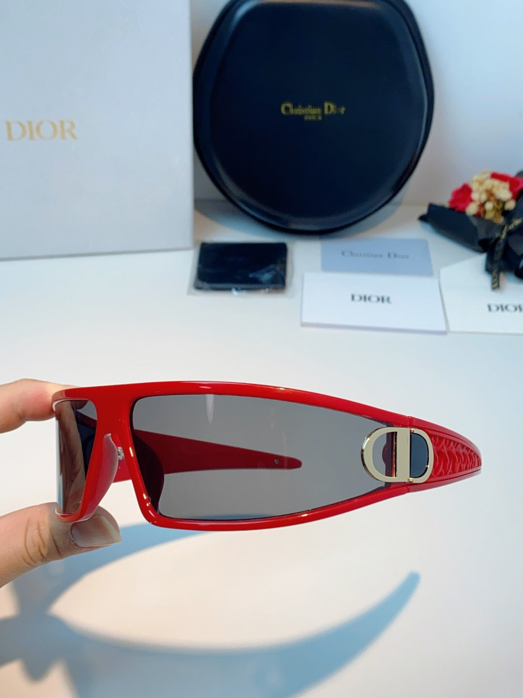 Dior Aviator Red Lens Sunglasses for Men & Women - 465256 - detail image 6
