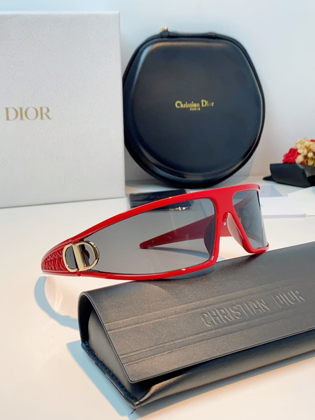 Dior Aviator Red Lens Sunglasses for Men & Women - 465256 - detail image 10