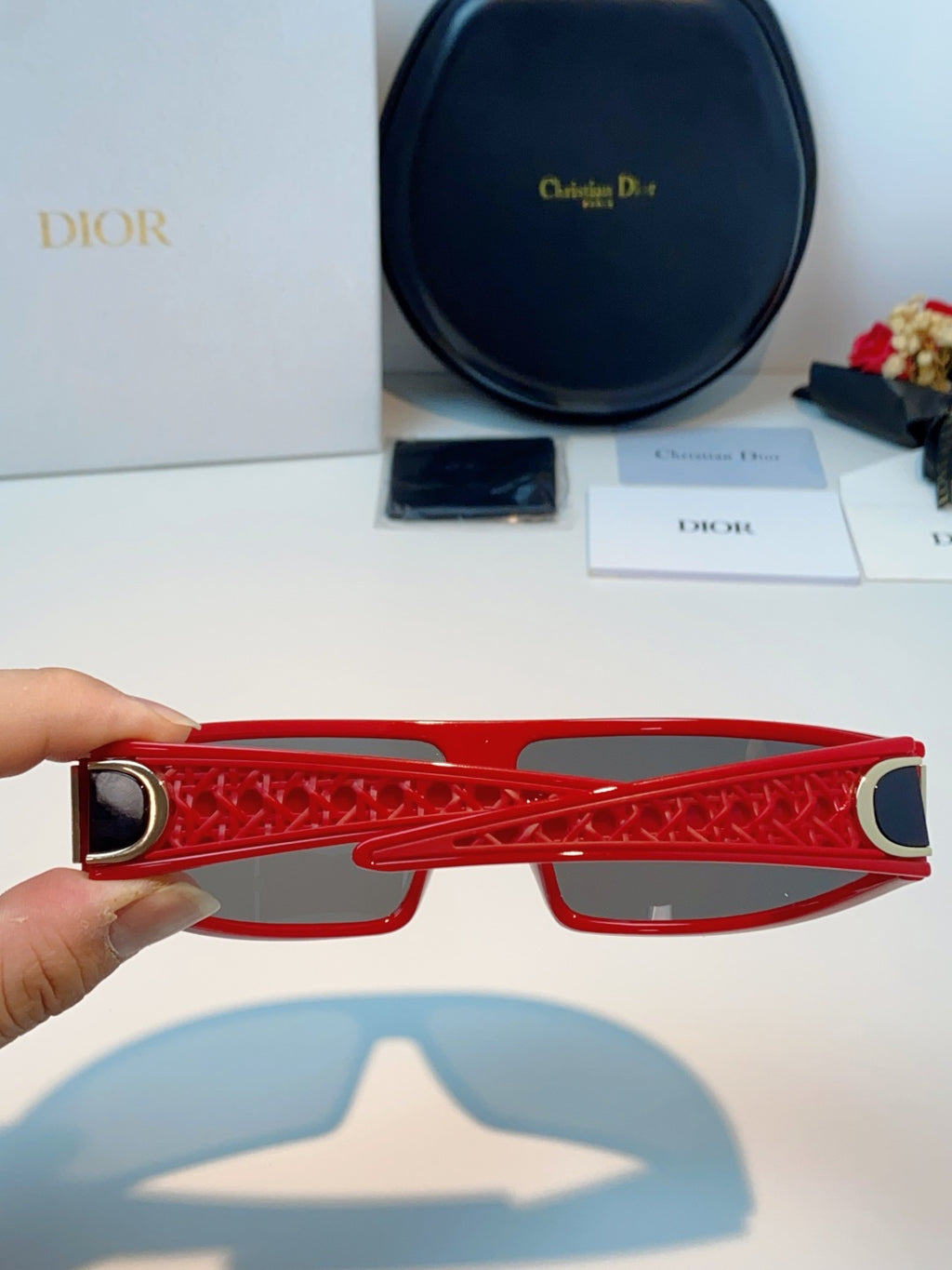 Dior Aviator Red Lens Sunglasses for Men & Women - 465256 - detail image 5