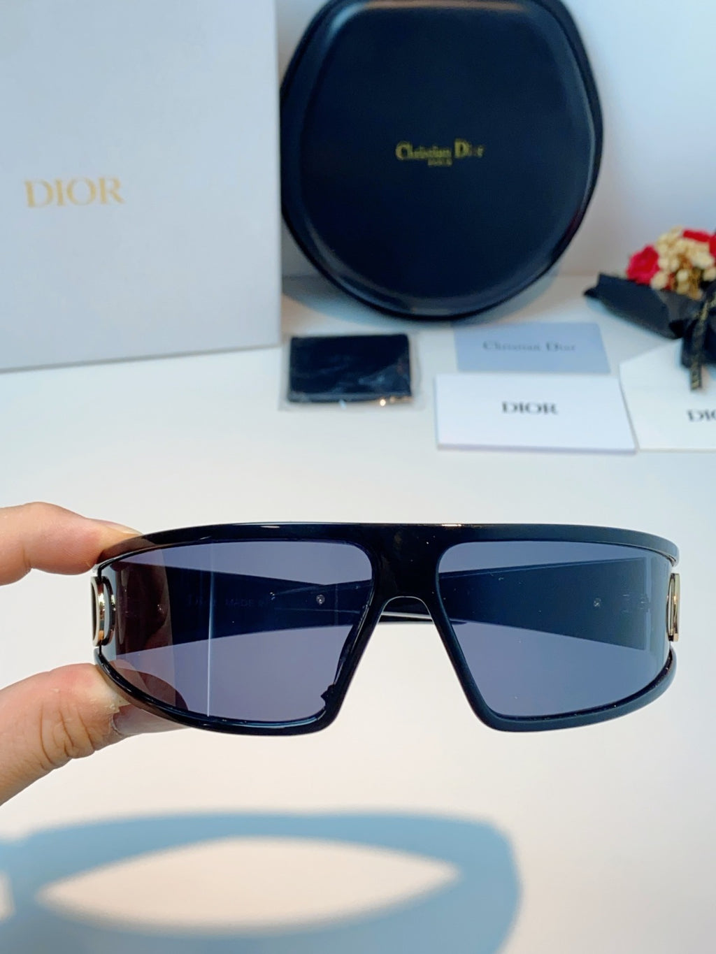 Dior Aviator Red Lens Sunglasses for Men & Women - detail image 5