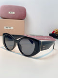Miu Miu Polarized Cat-Eye Black Lens Sunglasses for Men & Women