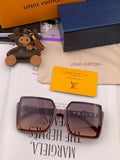 Louis Vuitton L6151 Square Black Lens Sunglasses for Men & Women