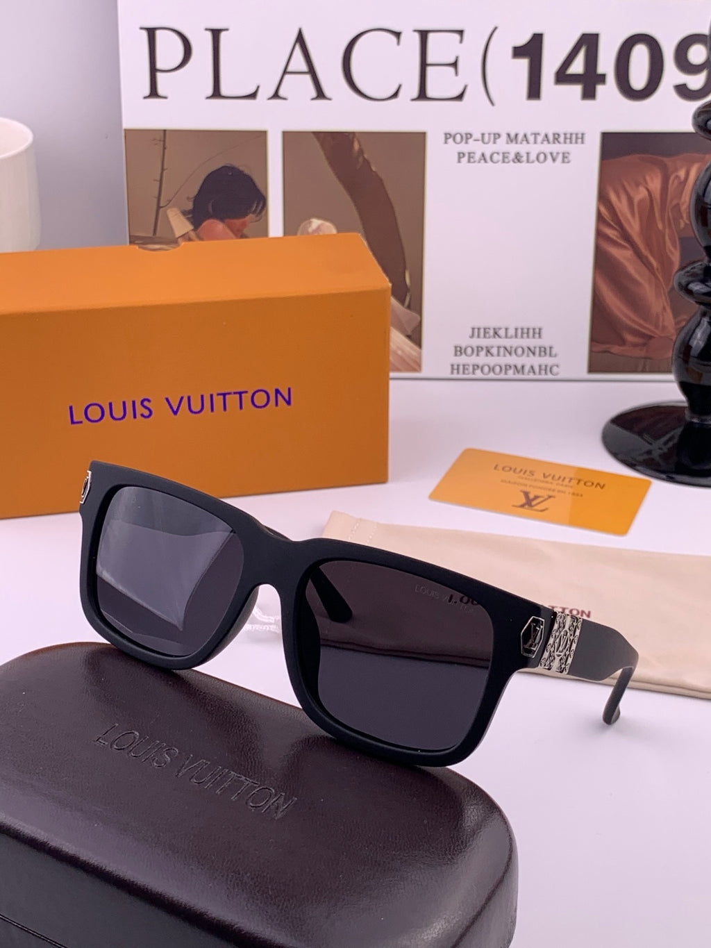 Louis Vuitton Fashion Gold Lens Sunglasses for Men & Women - 997361 - detail image 3