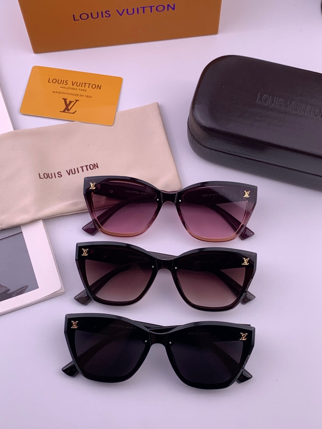 Louis Vuitton Fashion Gold Lens Sunglasses for Men & Women - 997367 - detail image 7