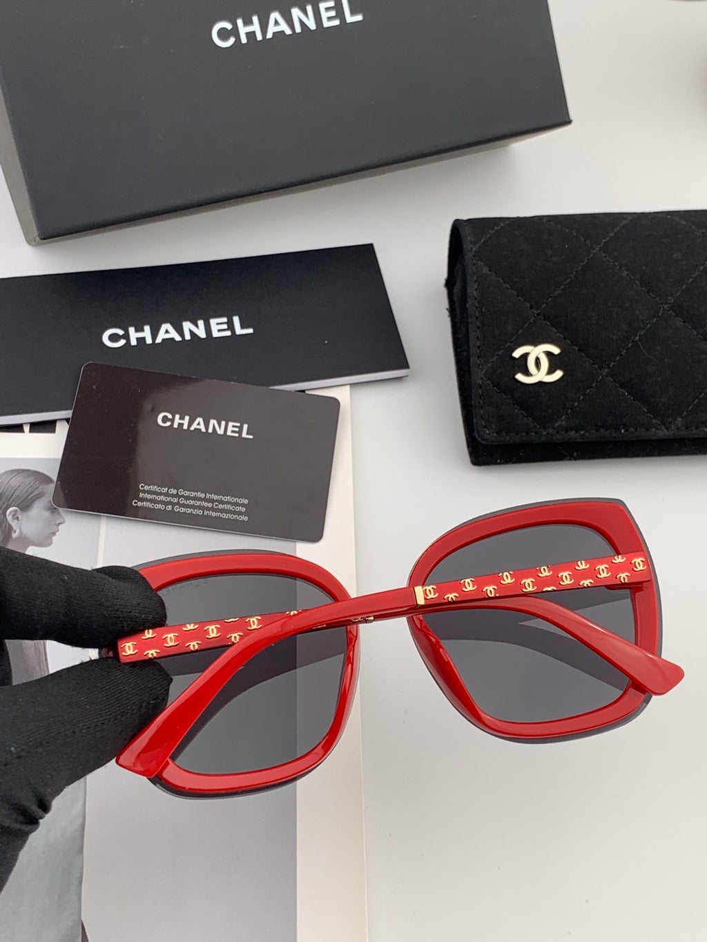 Chanel X062 Round Gold Lens Sunglasses for Men & Women - 997723 - detail image 2