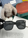 Gucci G1620 Square Gold Lens Sunglasses for Men & Women - 997616