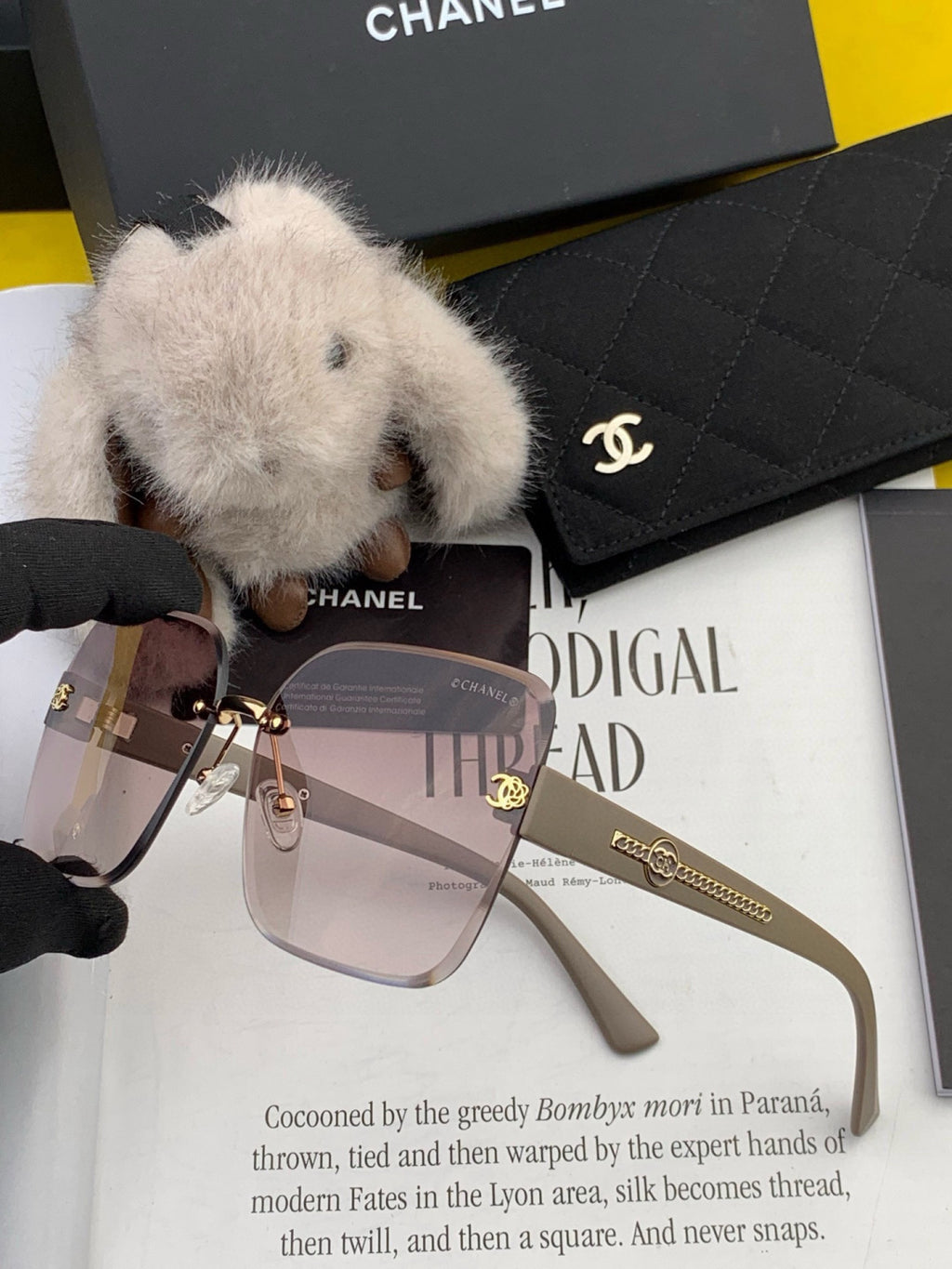 Chanel CH4550 Fashion Brown Lens Sunglasses for Men & Women - 997793 - detail image 6