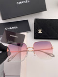 Chanel CH2077 Fashion Gold Lens Sunglasses for Men & Women