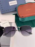 Gucci G6162 Polarized Oversized Black Lens Sunglasses for Men & Women - 997618