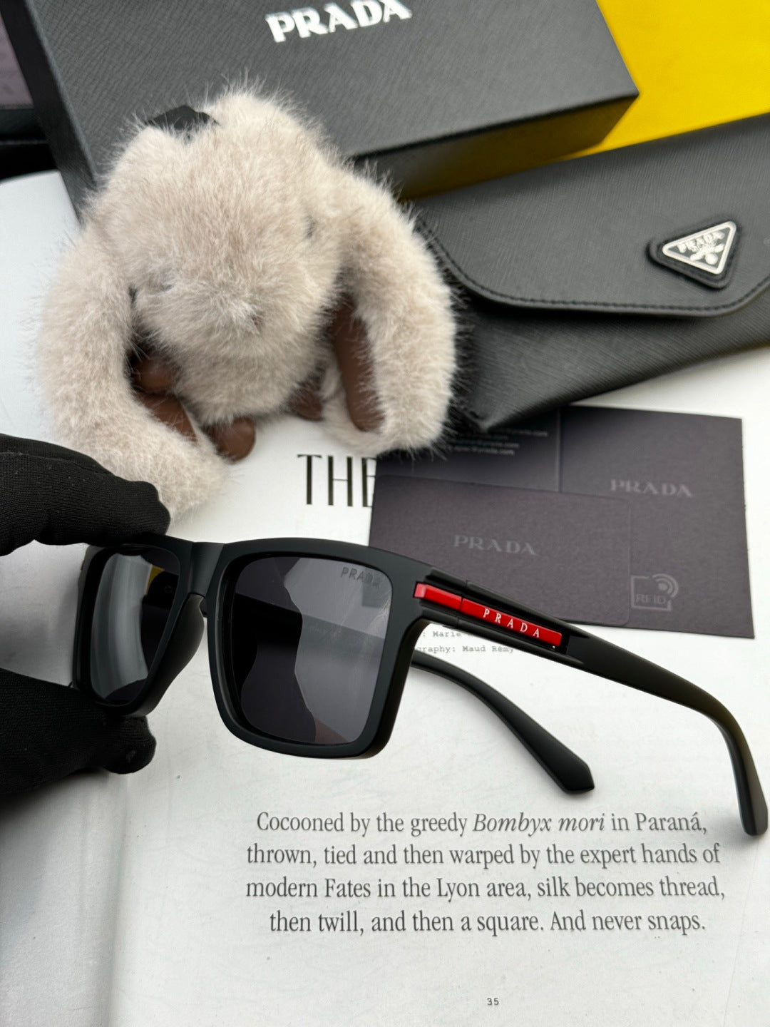 Gucci G6130 Square Gold Lens Sunglasses for Men & Women - 997619