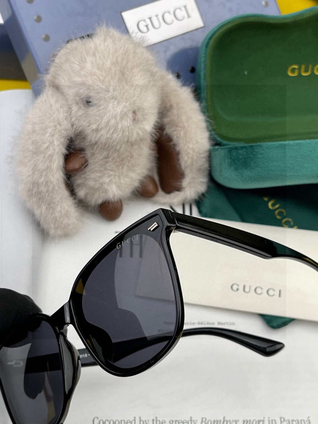 Gucci G92026 Square Red Lens Sunglasses for Men & Women - detail image 3