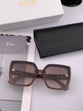Dior D2302 Square Black Lens Sunglasses for Men & Women