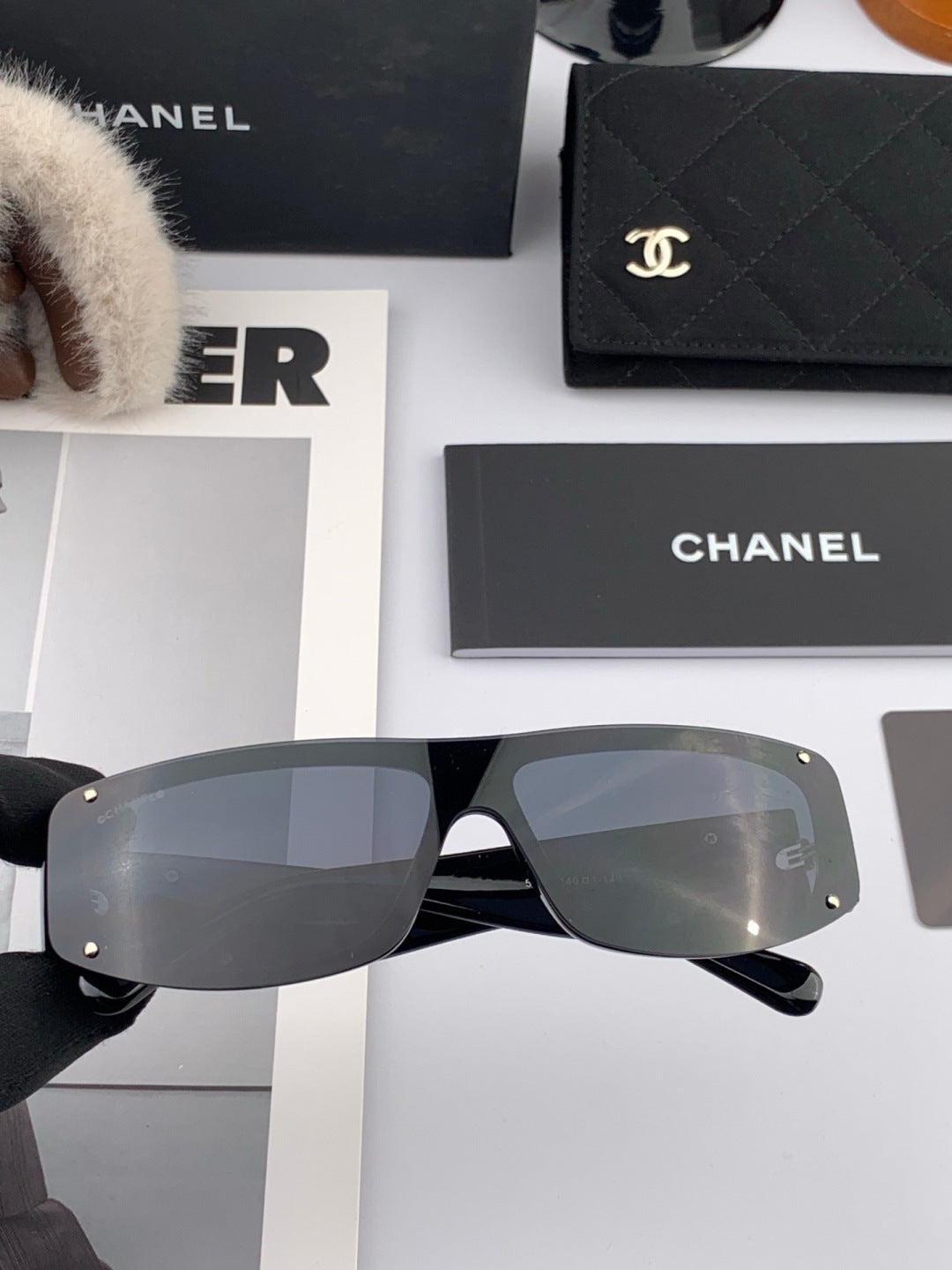 Chanel CH2507 Fashion Black Lens Sunglasses for Men & Women