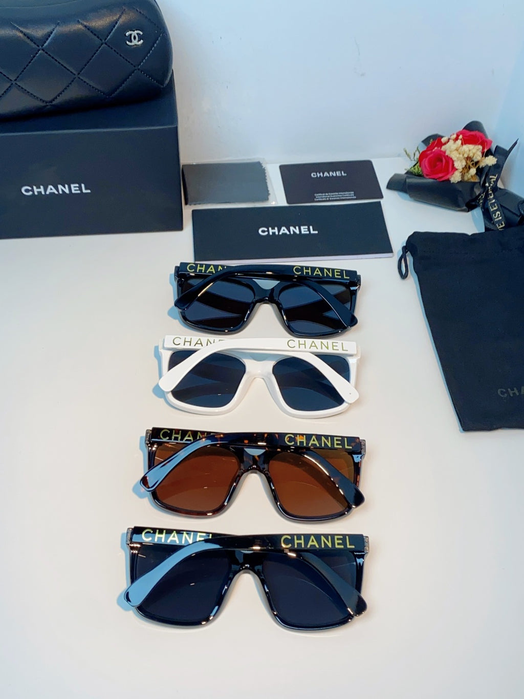 Chanel Polarized Oversized Brown Lens Sunglasses for Men & Women - detail image 11