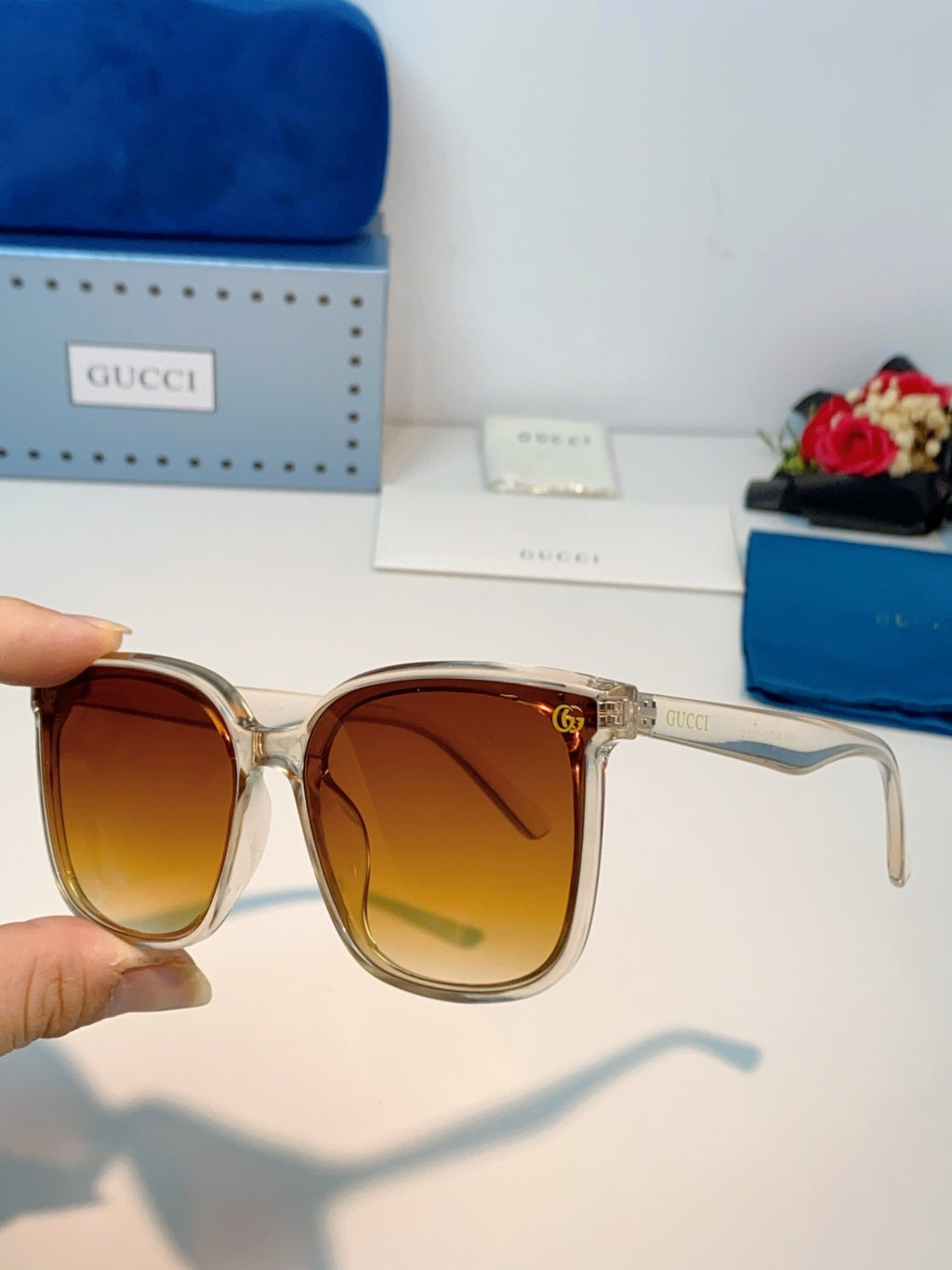 Gucci Fashion Brown Lens Sunglasses for Men & Women - 997540 - detail image 6