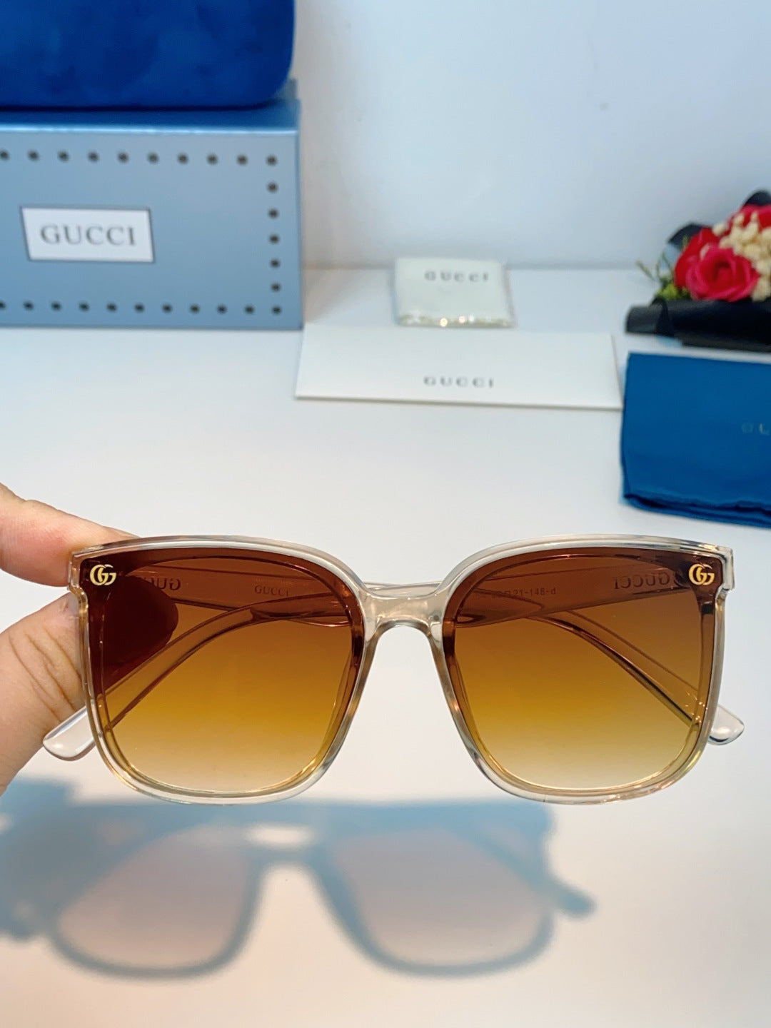 Gucci Fashion Brown Lens Sunglasses for Men & Women - 997540 - detail image 4