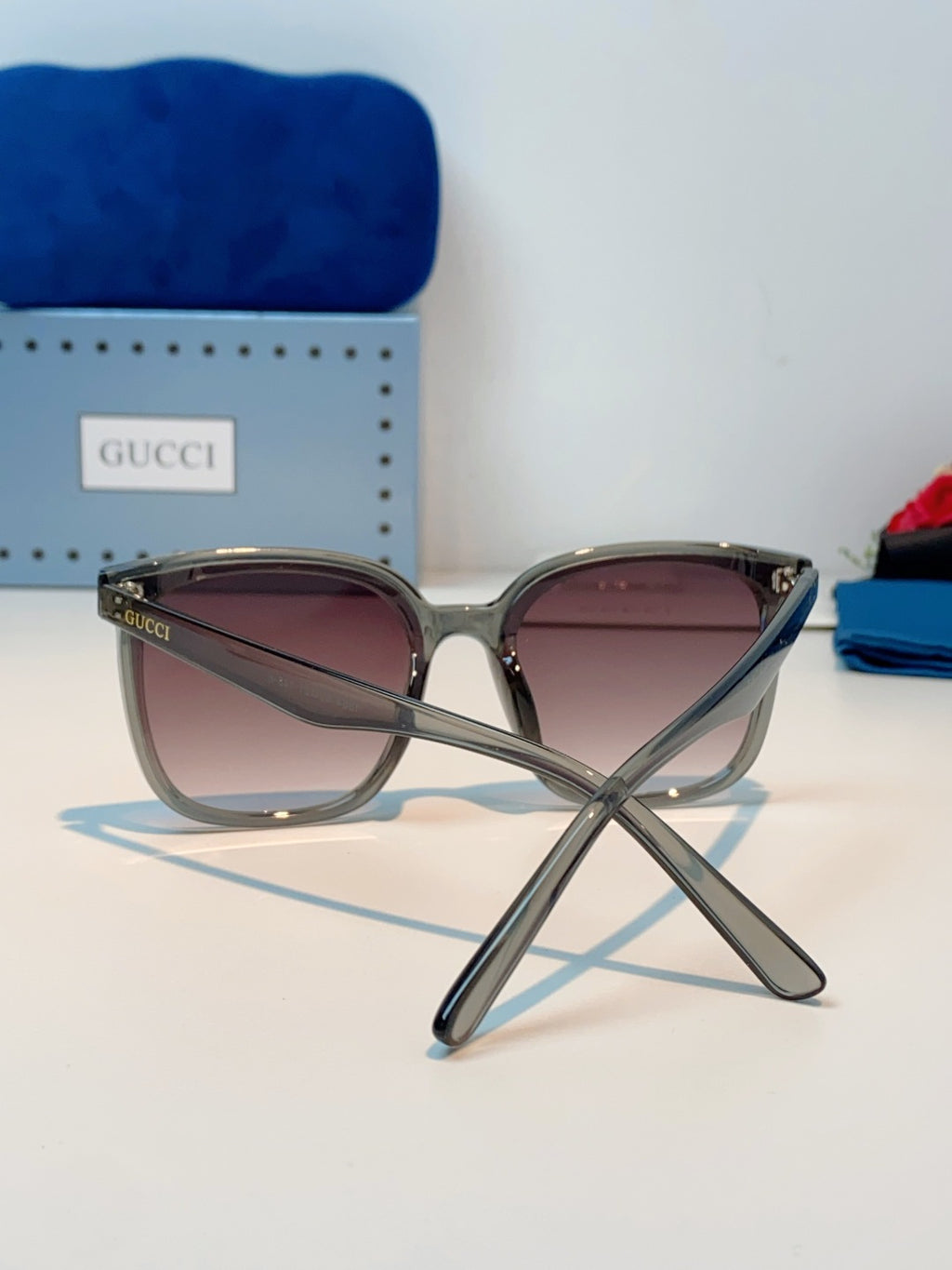 Gucci Fashion Red Lens Sunglasses for Men & Women - 997541 - detail image 3