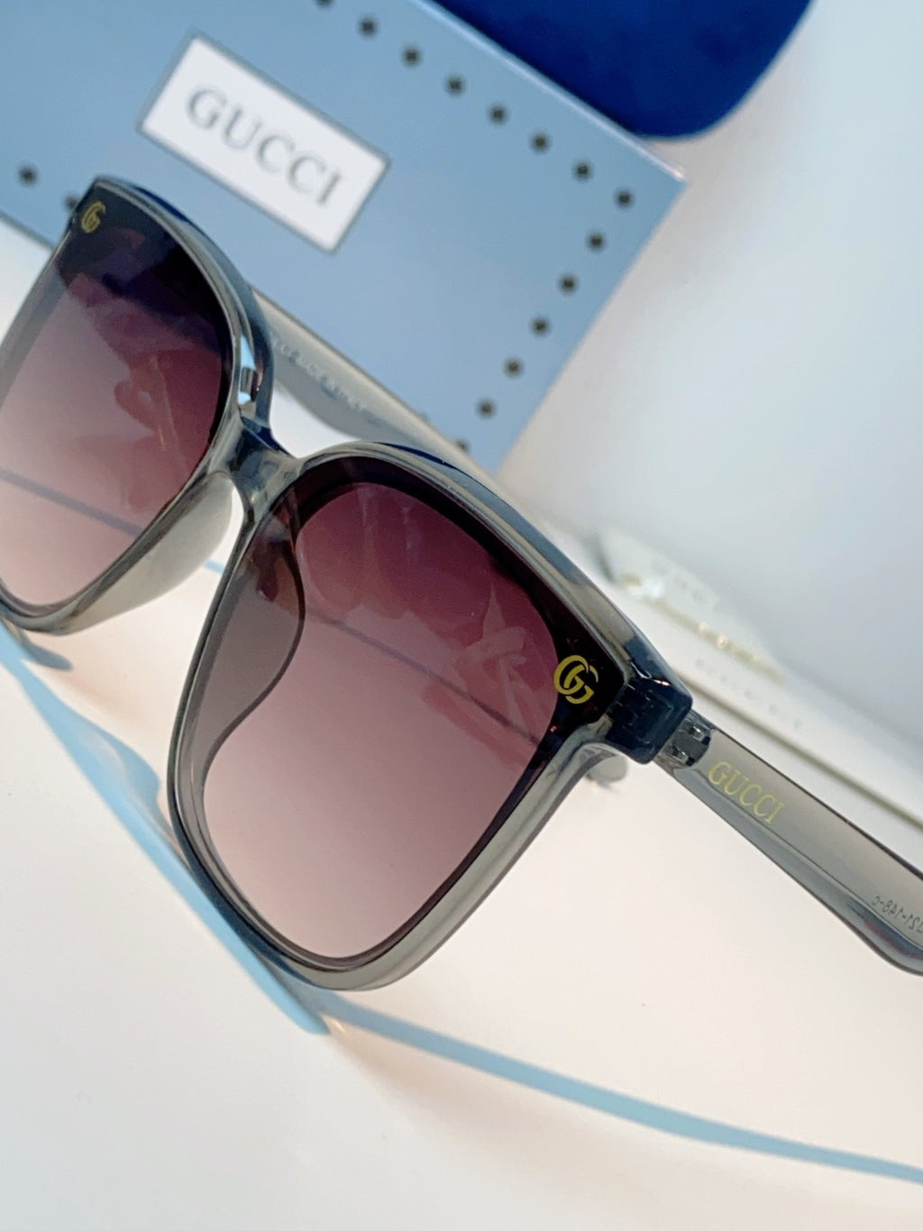 Gucci Fashion Red Lens Sunglasses for Men & Women - 493340 - detail image 7