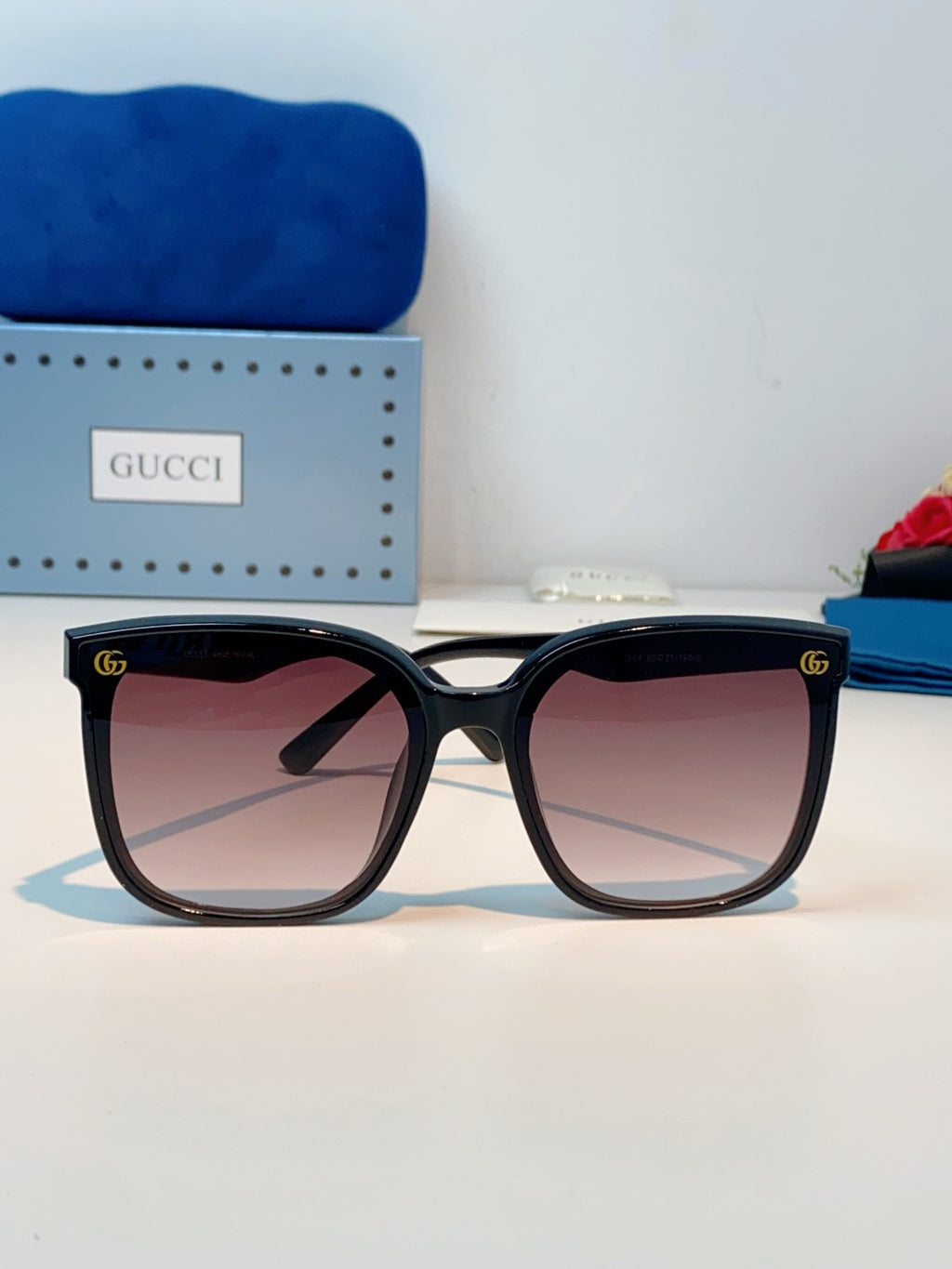 Gucci Fashion Red Lens Sunglasses for Men & Women - 997543 - detail image 2