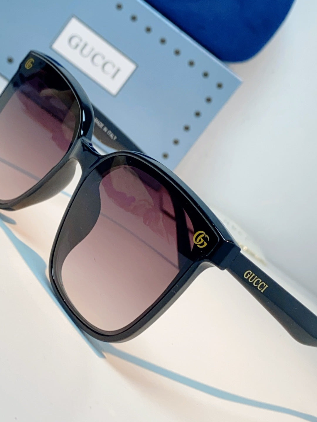 Gucci Fashion Red Lens Sunglasses for Men & Women - 997543 - detail image 7
