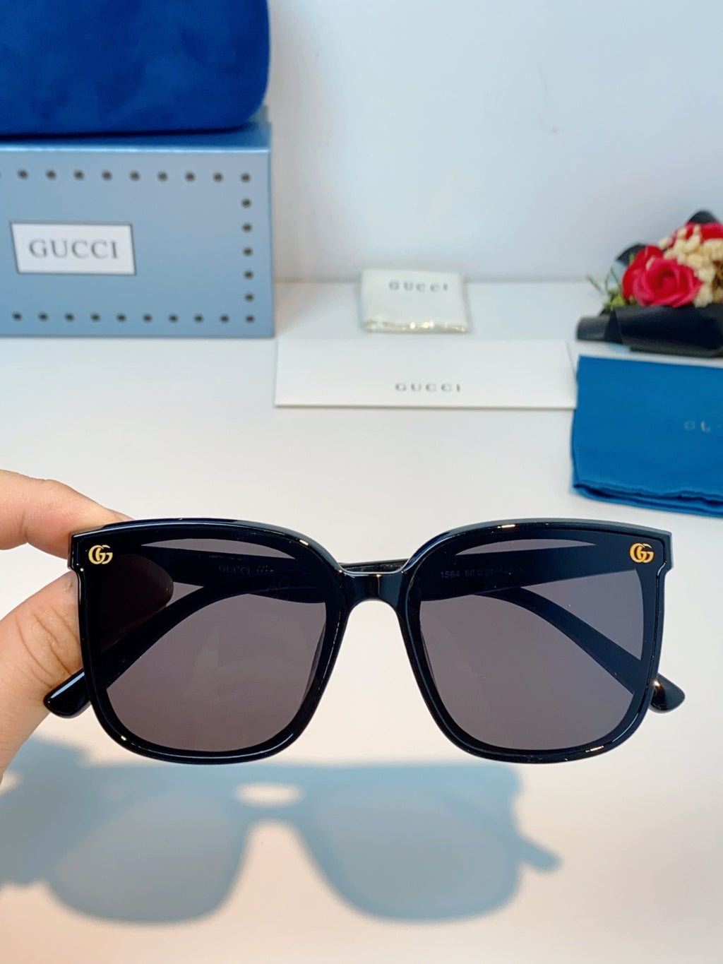 Gucci Fashion Black Lens Sunglasses for Men & Women - 997544 - detail image 4